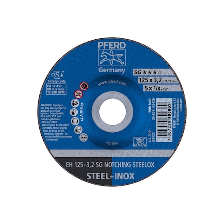 Pferd Notching Wheel, 5" x 1/8 63422